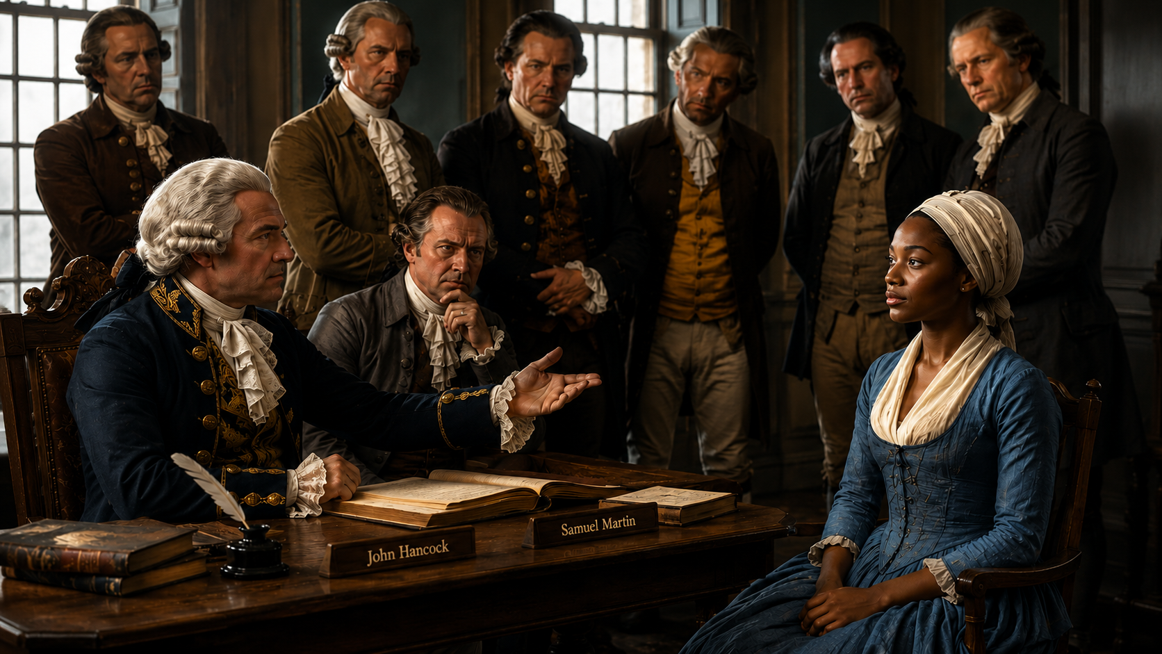 Phillis Wheatley writing to George Washington